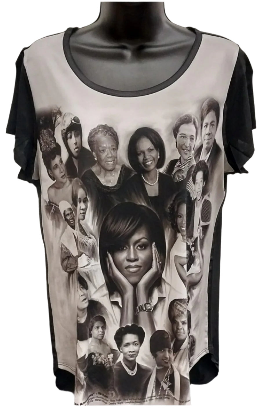 VTA - Michelle Blk/Grey Tee