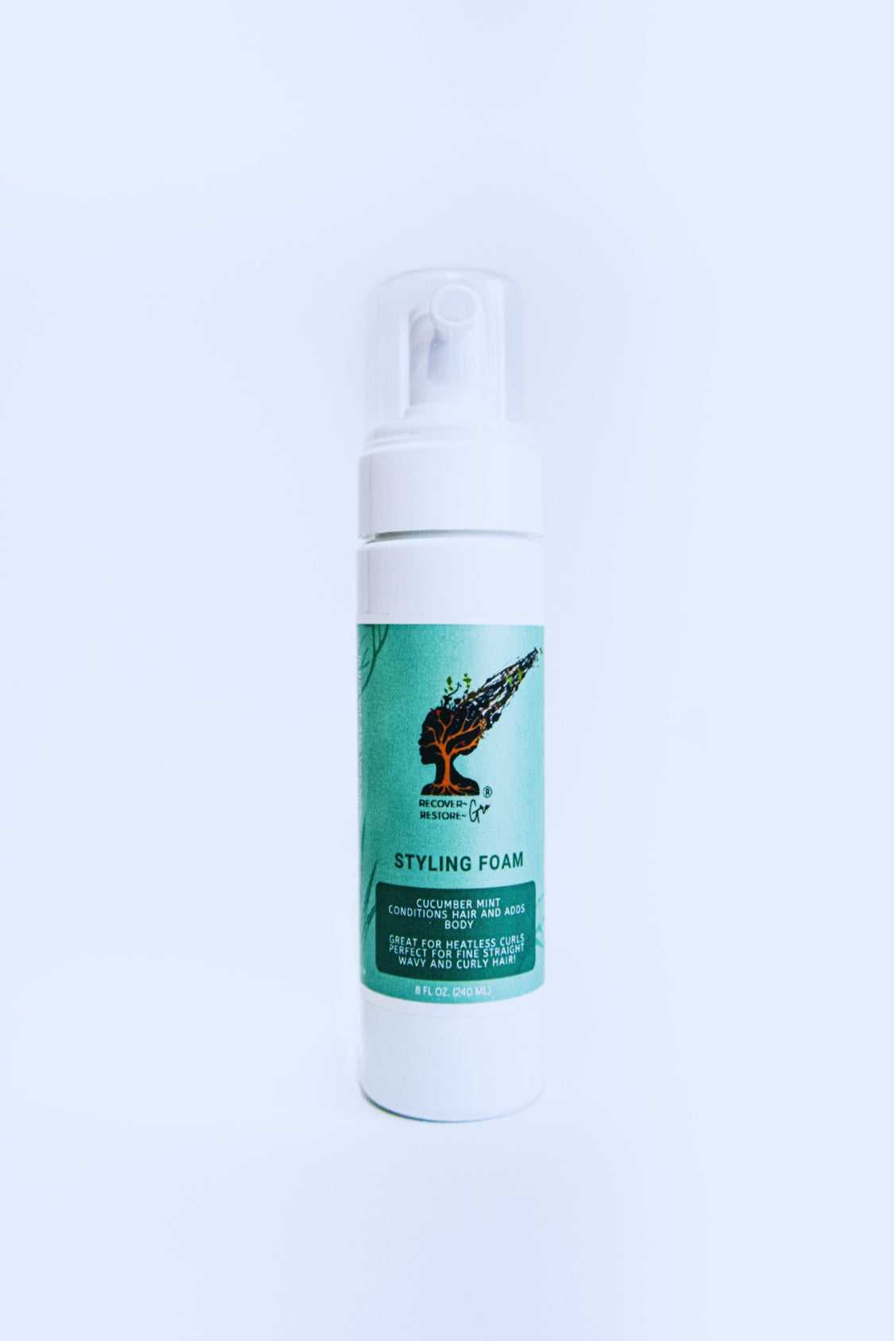 Recover Restore Gro - Cucumber Mint Styling Foam (8oz) - 1