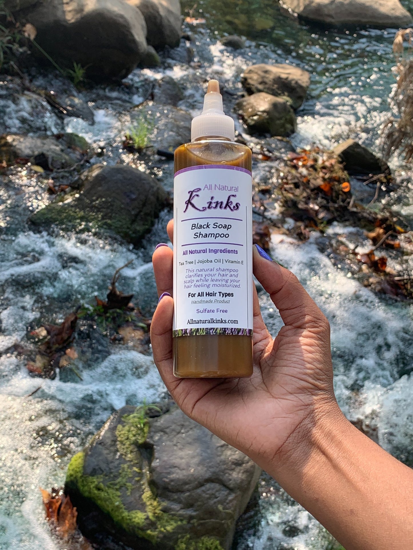 ANK - 4oz Black Soap Moisturizing Shampoo - 1