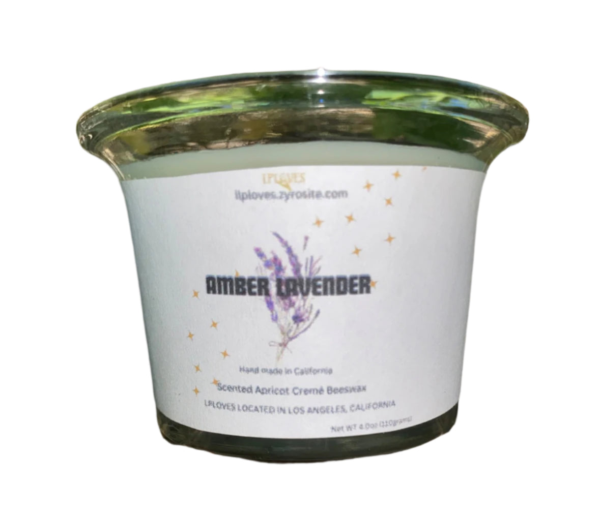 Amber Lavender Candle Shot - 1