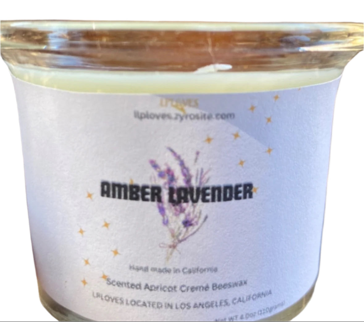Amber Lavender Candle Shot - 3