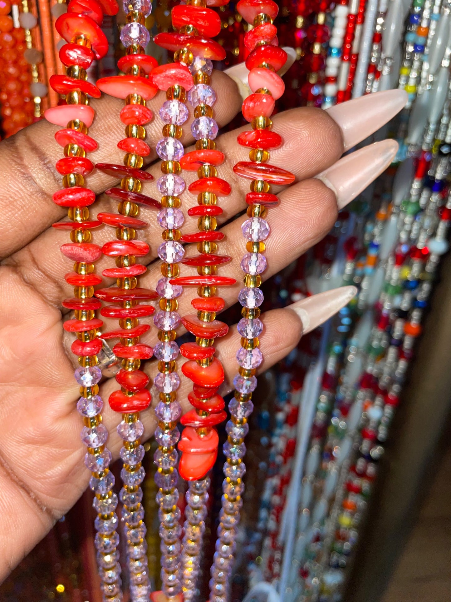 KSA - Red Waistbeads