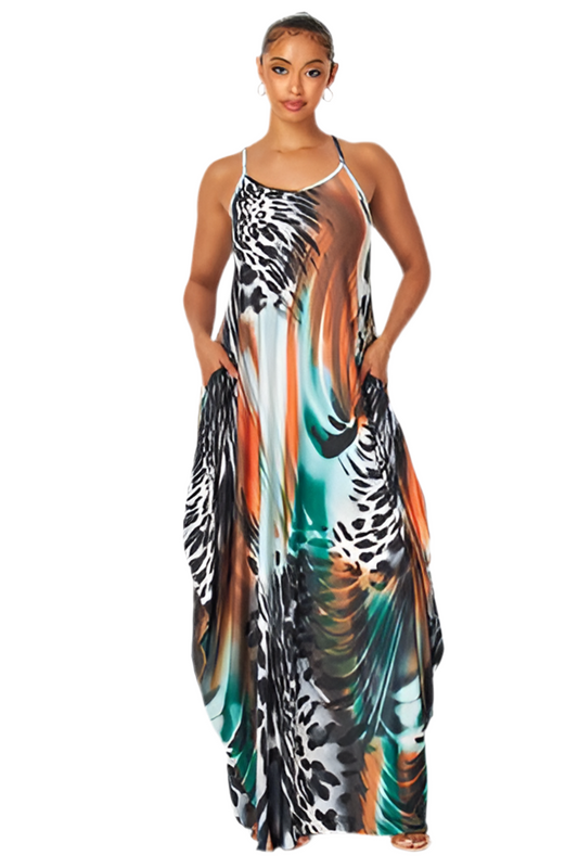 N2B - Animal Print Sundress
