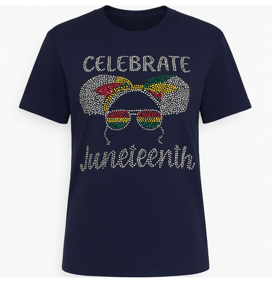 ATS - Juneteeth Rhinestone shirts