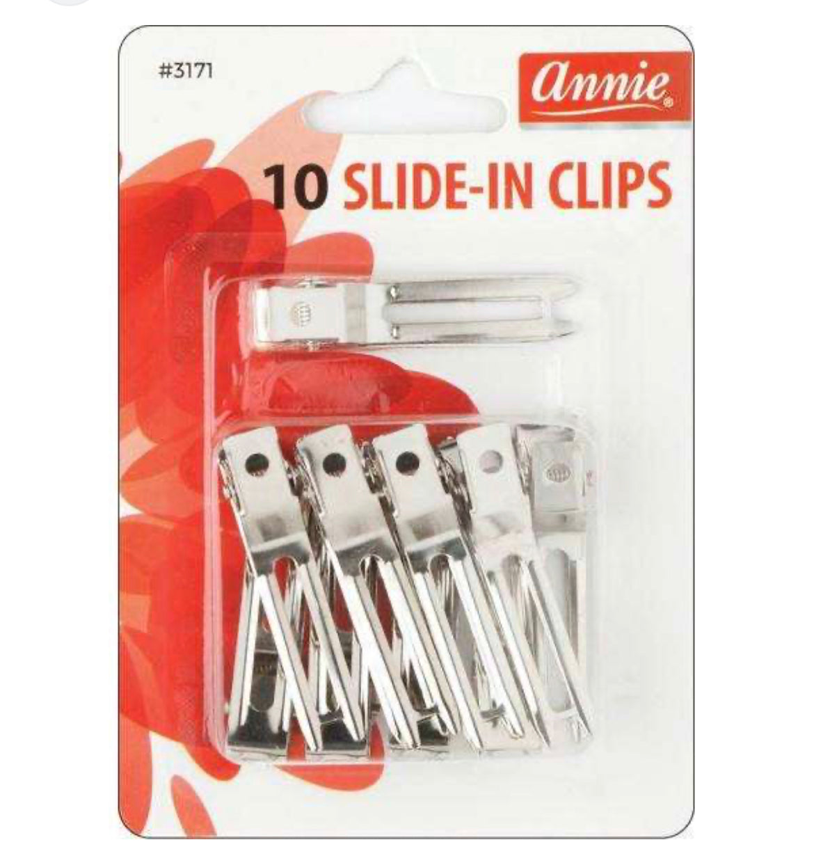 TT - 10 double prong clips