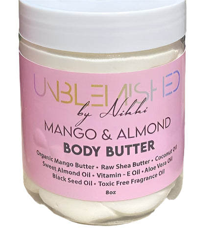 UBN - Mango & Almond Body Butter (8oz) Jar