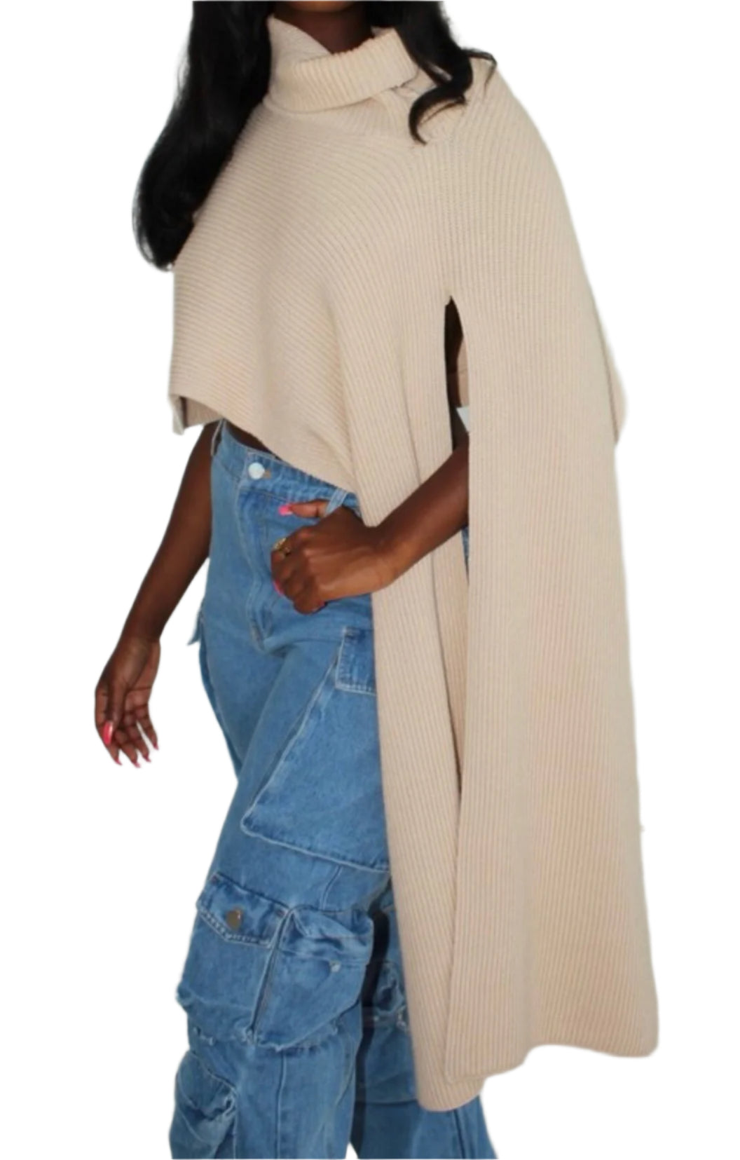 N2B - Mock Neck Top One Size