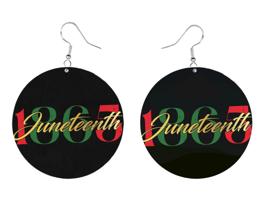 WGSI - 1865 Juneteenth Jumbo Earrings - SMSM