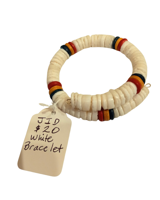 JID $20 White Unity Bracelet